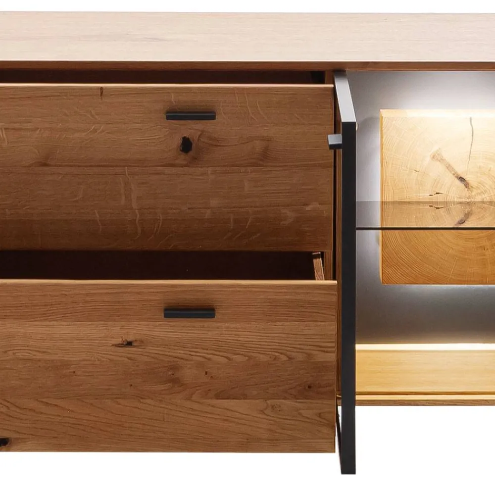 Wohnen Wohnzimmer Anbauwand Möbel Set - Drinidad (dreiteilig)