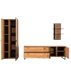 Wohnen Wohnzimmer Anbauwand Möbel Set - Drinidad (dreiteilig)