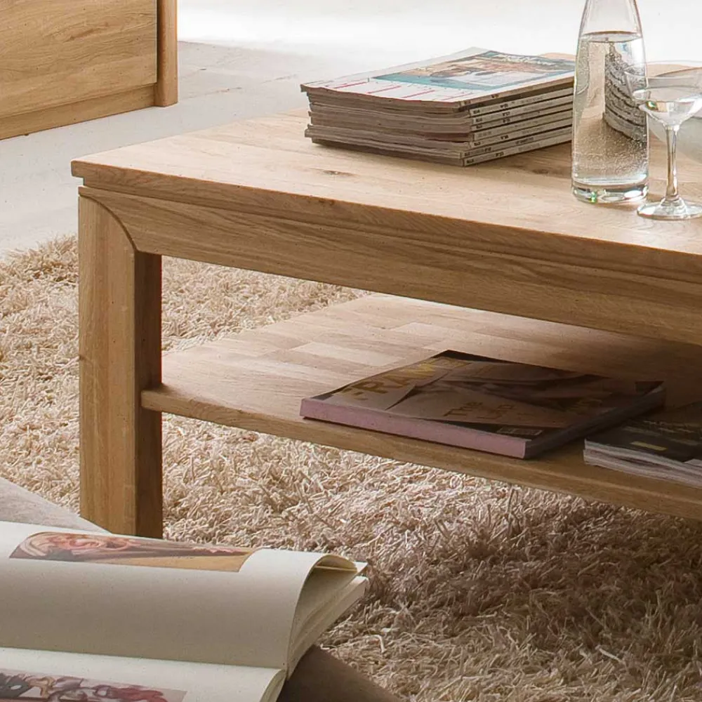 Wohnen Naturholzmöbel|Tische*Wohnzimmer Couchtisch Croconia aus Wildeiche Massivholz