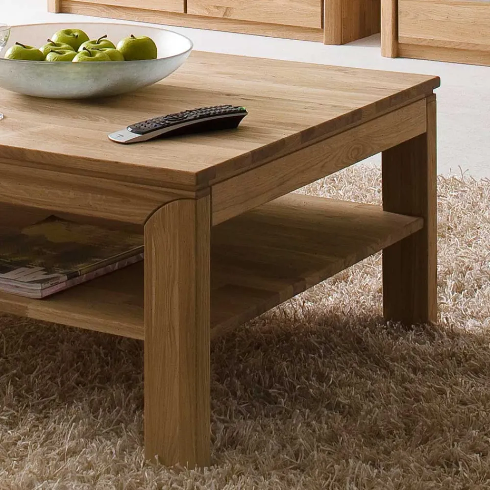 Wohnen Naturholzmöbel|Tische*Wohnzimmer Couchtisch Croconia aus Wildeiche Massivholz