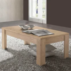 Wohnen Retro Möbel|Tische*Wohnzimmer Couchtisch im Eiche Dekor - Rodonda