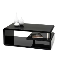 Wohnen Tische|Couchtisch*Wohnzimmer Couchtisch in Schwarz hochglänzend - Jusip