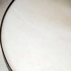 Wohnen Wohnzimmer Couchtisch mit runder Keramikplatte - Wyola