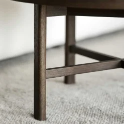 Wohnen Wohnzimmer Couchtisch mit runder Keramikplatte - Wyola