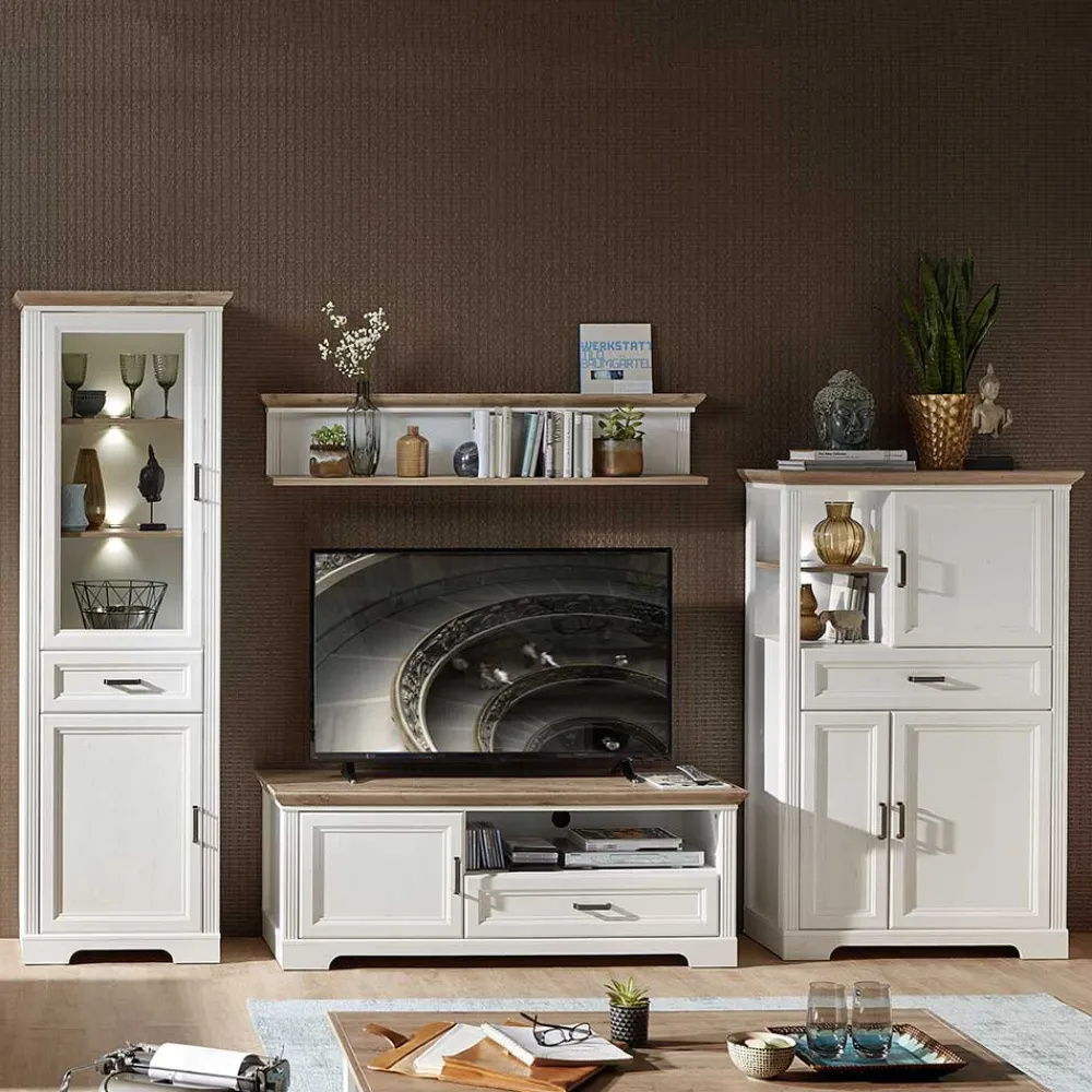 Wohnen Wohnzimmer Country Möbel Set - Sinolita (vierteilig)