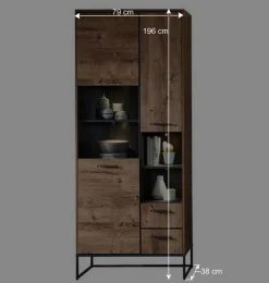 Wohnen Wohnzimmer Design Wohnwand Möbelset - Xindus (vierteilig)