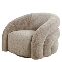 Wohnen Designermöbel|Sessel & Hocker*Wohnzimmer Drehsessel in Beigegrau - Hulmane