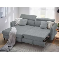 Wohnen Sofas|Sofa*Wohnzimmer Eckcouch mit Schlaffunktion - Haik