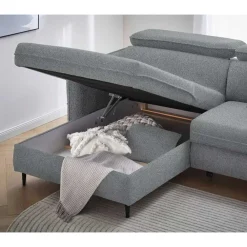 Wohnen Sofas|Sofa*Wohnzimmer Eckcouch mit Schlaffunktion - Haik