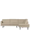 Wohnen Wohnzimmer Ecksofa in Beige Boucle - Glamoure