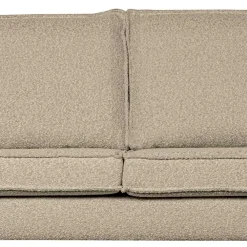 Wohnen Wohnzimmer Ecksofa in Beige Boucle - Glamoure