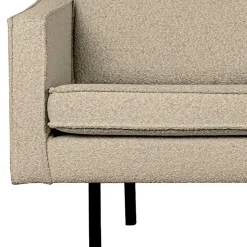 Wohnen Wohnzimmer Ecksofa in Beige Boucle - Glamoure
