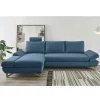 Wohnen Skandinavische Möbel|Sofas*Wohnzimmer Ecksofa in Blau - Baonga