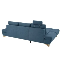 Wohnen Skandinavische Möbel|Sofas*Wohnzimmer Ecksofa in Blau - Baonga