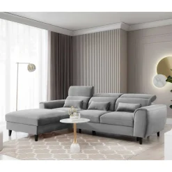 Wohnen Schlafsofas*Wohnzimmer Funktionscouch mit vier Sitzplätzen - Cracks
