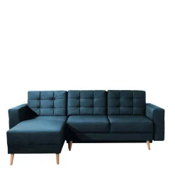 Wohnen Schlafsofas*Wohnzimmer Funktionsecke in Dunkelblau - Mauritius