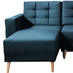 Wohnen Schlafsofas*Wohnzimmer Funktionsecke in Dunkelblau - Mauritius