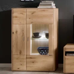 Wohnen Esszimmerschränke|Highboards*Wohnzimmer Highboard aus Massivholz - Destal
