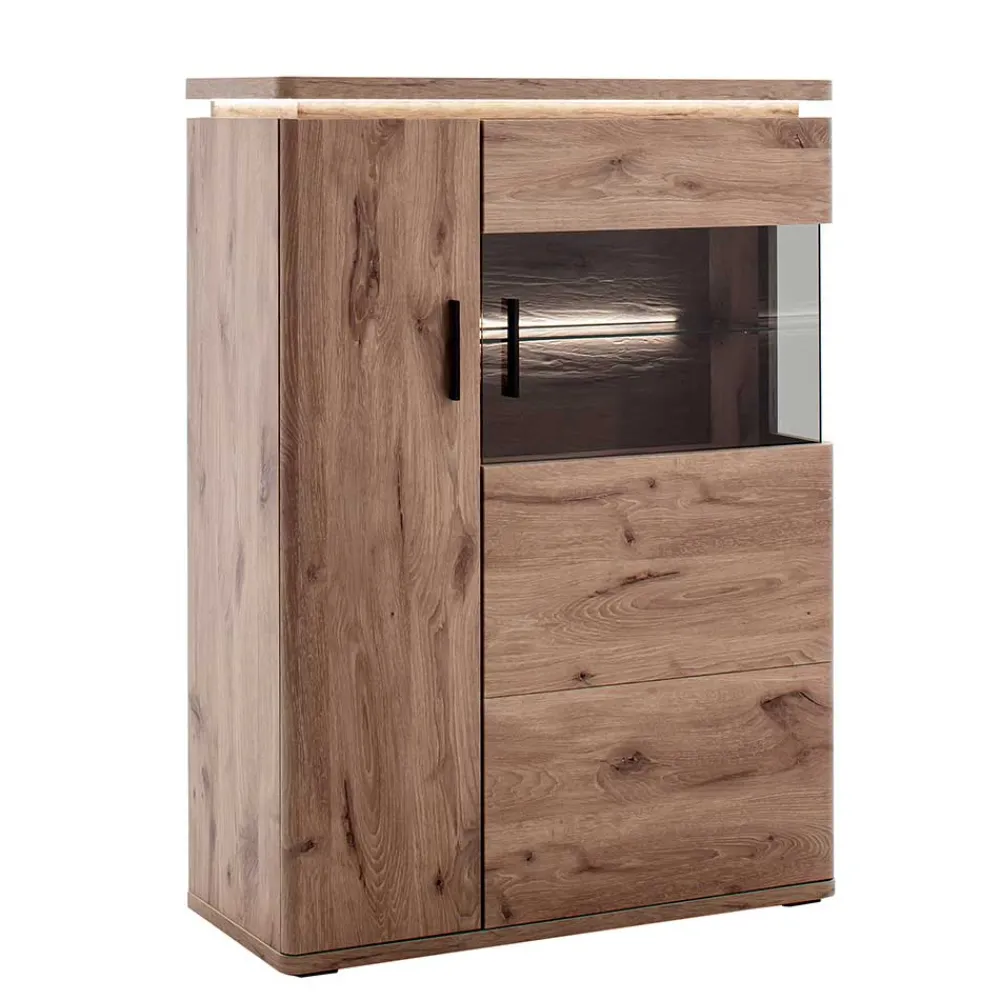 Wohnen Wohnzimmer Highboard mit Licht LED - Bekunion