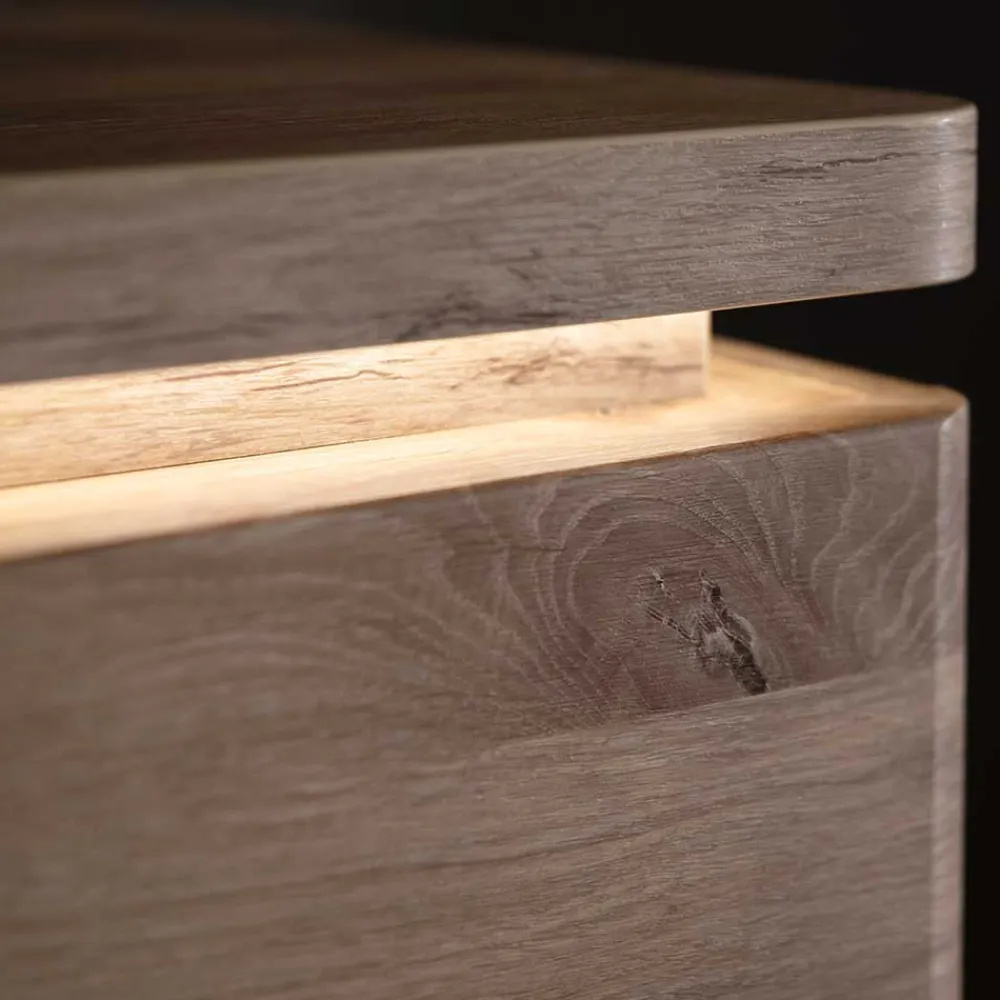 Wohnen Wohnzimmer Highboard mit Licht LED - Bekunion