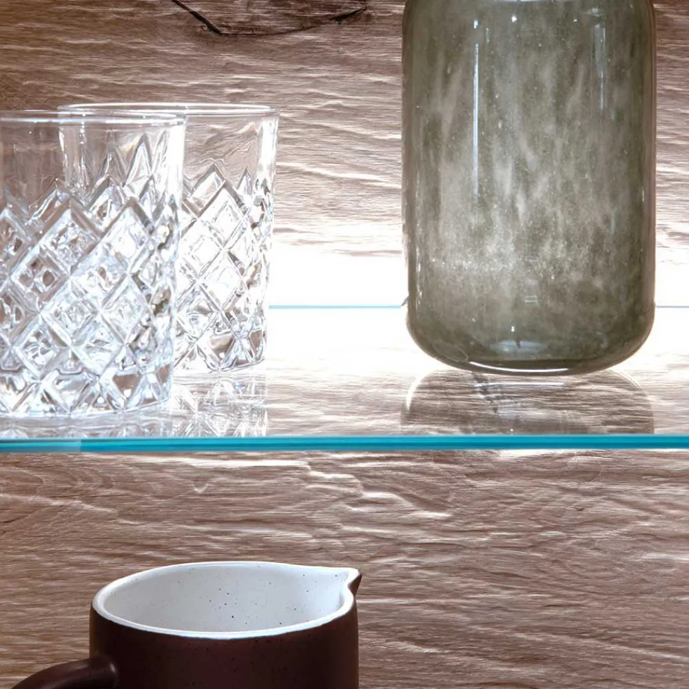 Wohnen Wohnzimmer Highboard mit Licht LED - Bekunion