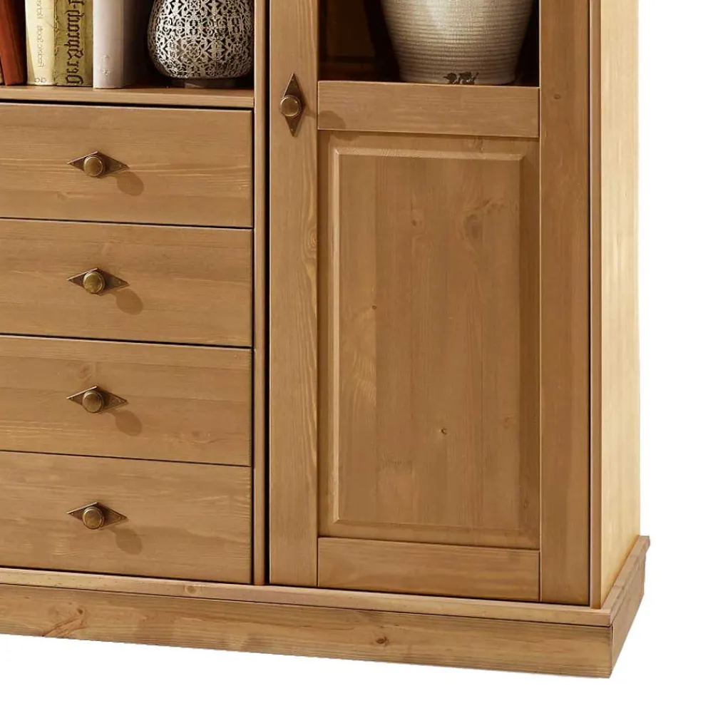 Wohnen Esszimmerschränke|Highboards*Wohnzimmer Highboard Piatra aus Kiefer teilmassiv