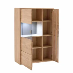 Wohnen Esszimmerschränke|Highboards*Wohnzimmer Highboard Vernella aus Eiche Bianco