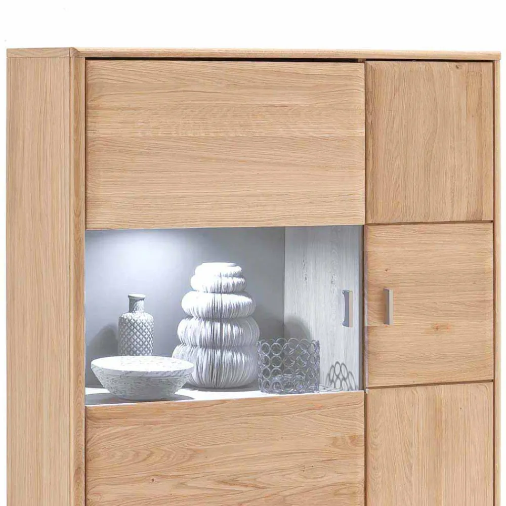 Wohnen Esszimmerschränke|Highboards*Wohnzimmer Highboard Vernella aus Eiche Bianco