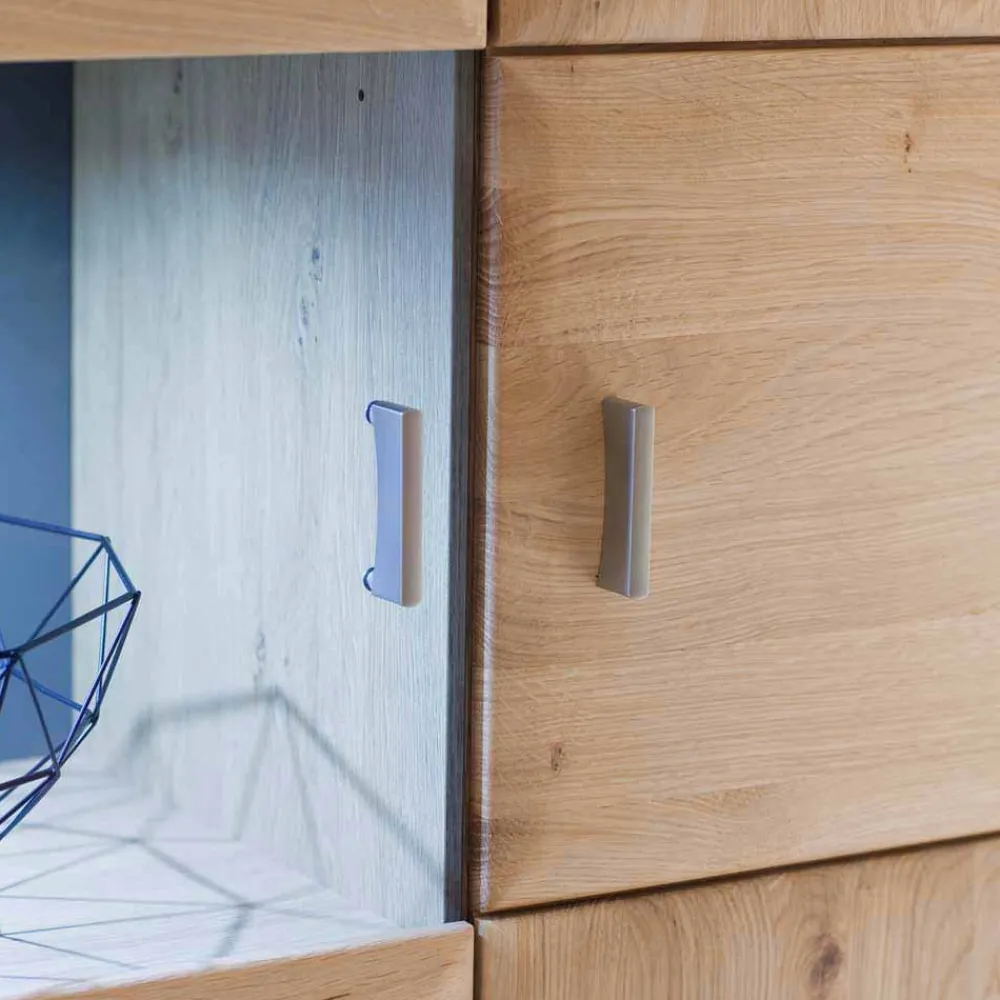 Wohnen Esszimmerschränke|Highboards*Wohnzimmer Highboard Vernella aus Eiche Bianco