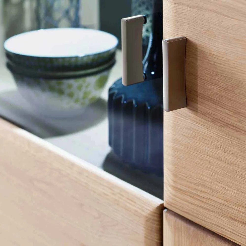 Wohnen Esszimmerschränke|Highboards*Wohnzimmer Highboard Vernella aus Eiche Bianco