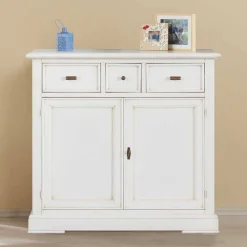 Wohnen Küchenschränke|Kommoden*Wohnzimmer Kommode in Antikweiß - Annot