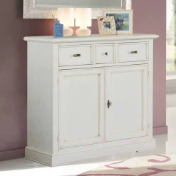 Wohnen Küchenschränke|Kommoden*Wohnzimmer Kommode in Antikweiß - Annot
