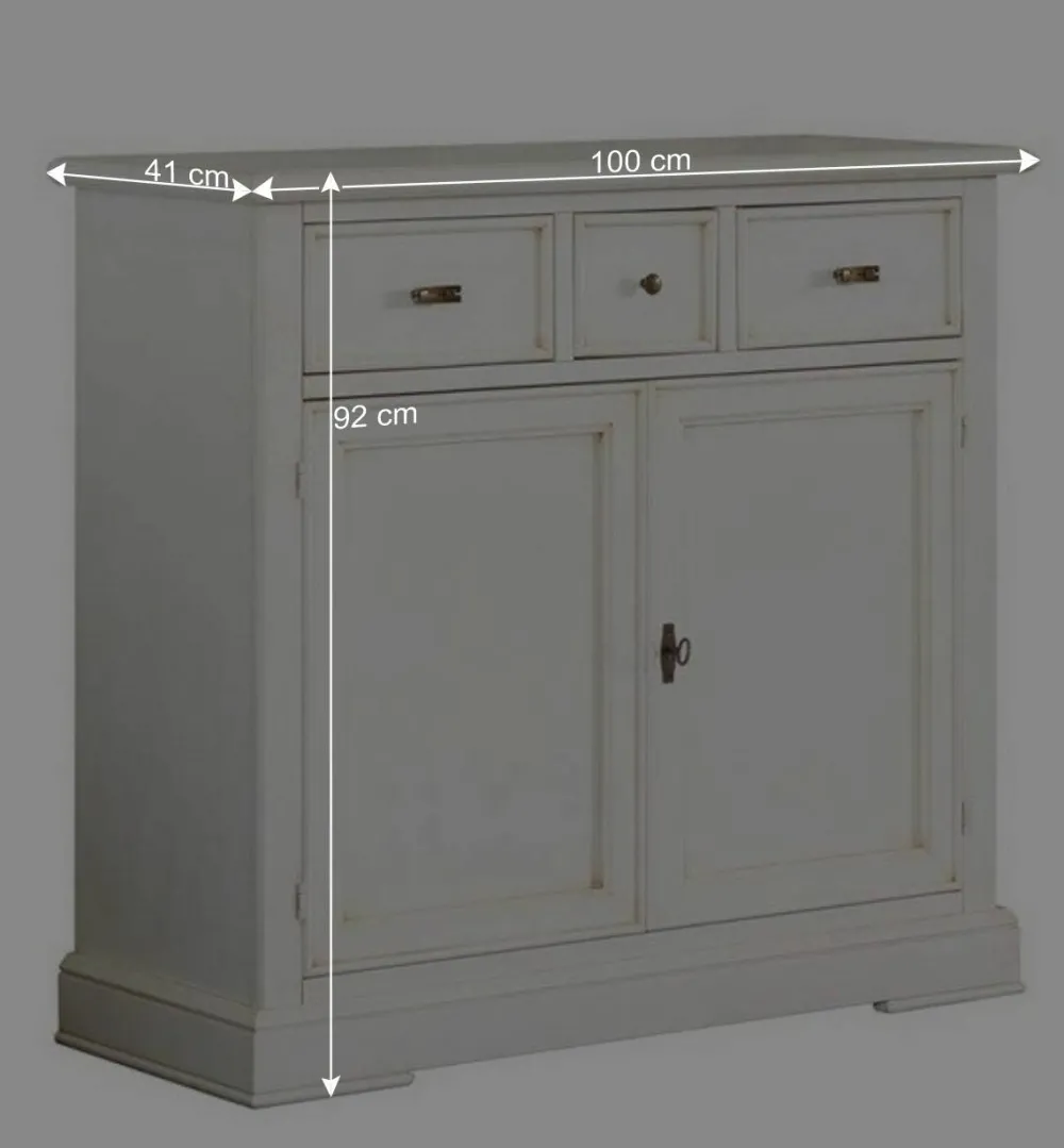 Wohnen Küchenschränke|Kommoden*Wohnzimmer Kommode in Antikweiß - Annot