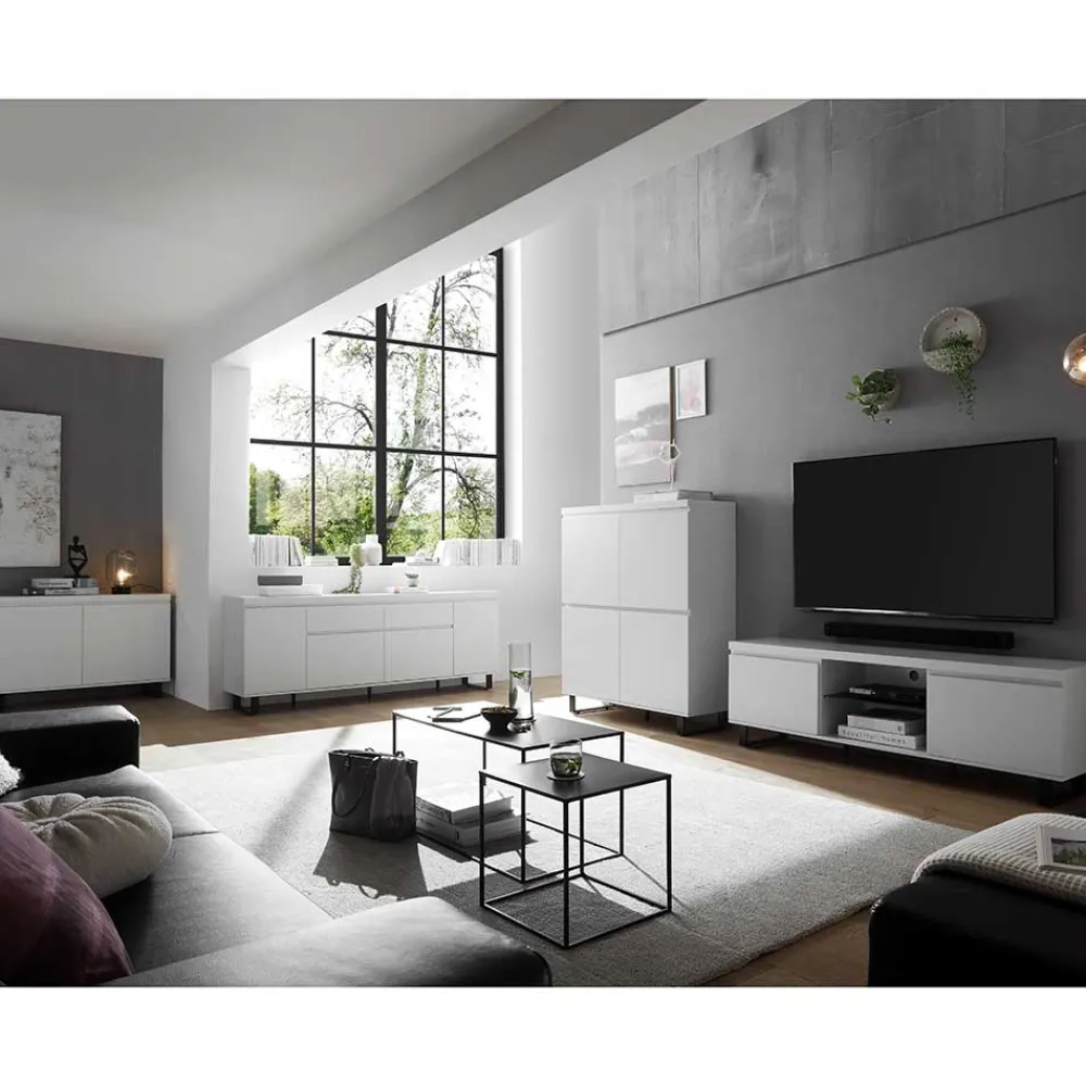 Wohnen Wohnzimmer Kommoden Set modern - Atela (vierteilig)