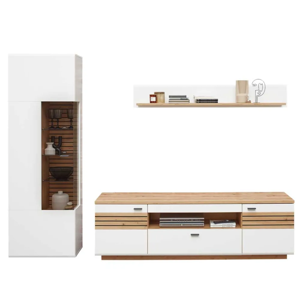 Wohnen Wohnzimmer Möbel Kombi modern - Niam (dreiteilig)