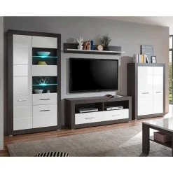 Wohnen Wohnzimmer Möbel Kombi zweifarbig - Istensa (vierteilig)