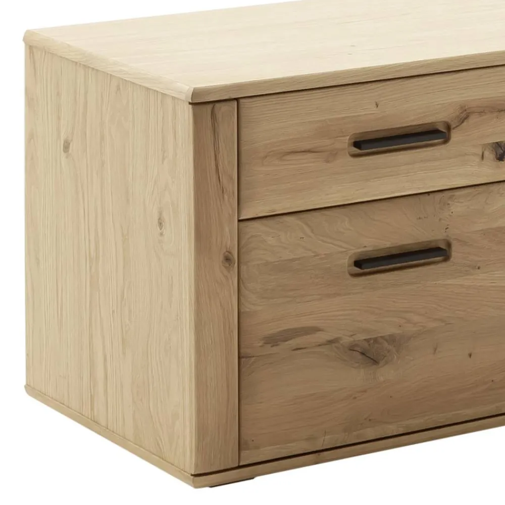 Wohnen Wohnzimmerschränke|Wohnwände*Wohnzimmer Möbelset in Asteiche Hell - Jevedaz (dreiteilig)