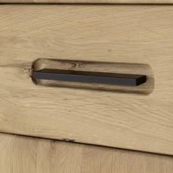 Wohnen Wohnzimmerschränke|Wohnwände*Wohnzimmer Möbelset in Asteiche Hell - Jevedaz (dreiteilig)