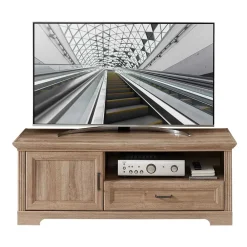 Wohnen Wohnwände|Wohnwand*Wohnzimmer Möbelset in Eiche NB - Barack (vierteilig)