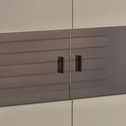 Wohnen Wohnzimmer Möbelset in Grau - Teorina (dreiteilig)