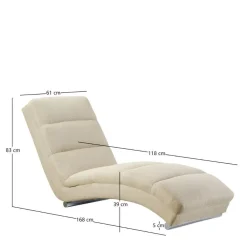 Wohnen Wohnzimmer Polsterliege mit Federkern - Cierry