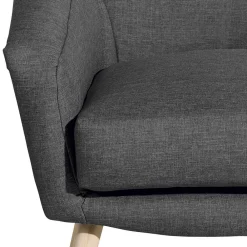 Wohnen Wohnzimmer Polstersessel in Dunkelgrau - Rubin