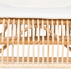 Wohnen Wohnzimmer Rattan Loungestuhl in Natur - Abramas