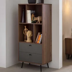 Wohnen Wohnzimmer Regal mit vier Fächern - Nuies