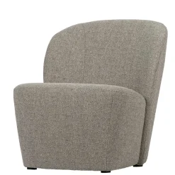 Wohnen Wohnzimmer Retro Sessel in Beigegrau - Kastrona