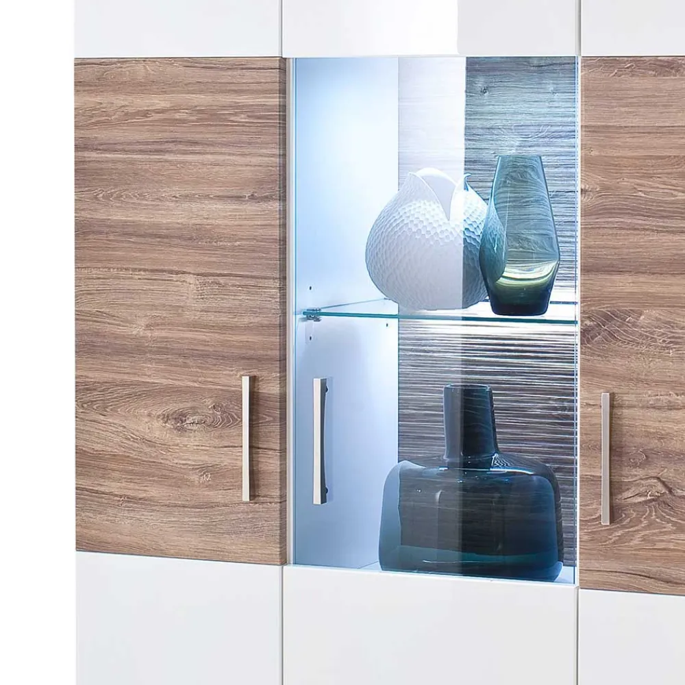 Wohnen Wohnzimmerschränke|Schränke*Wohnzimmer Schrank in Weiß Glanz - Icadro