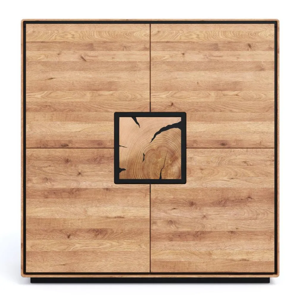 Wohnen Wohnzimmer Schrank mit Hirnholz Applikation - Shipper