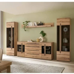 Wohnen Wohnzimmer Schrankvitrinen & Wandboard - Brocus (vierteilig)