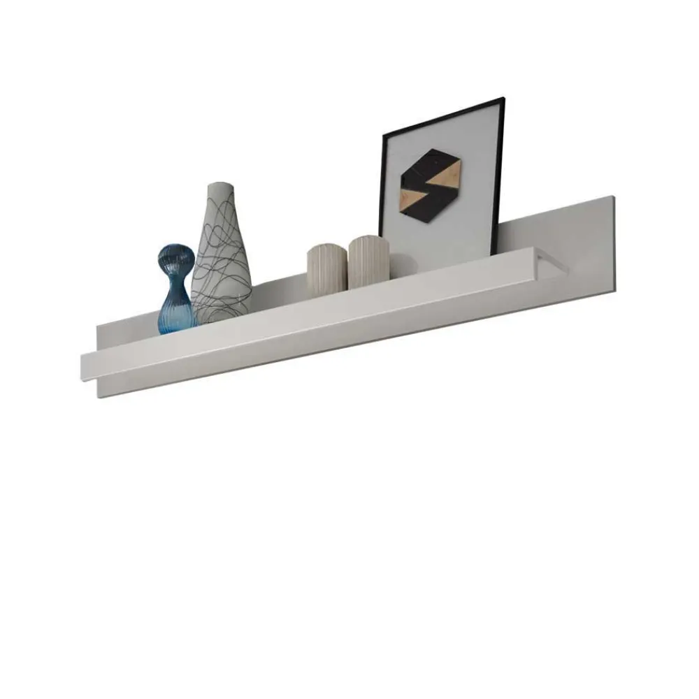 Wohnen Designermöbel|Wohnwände*Wohnzimmer Schrankwand Jetongos in Weiß Hochglanz (vierteilig)