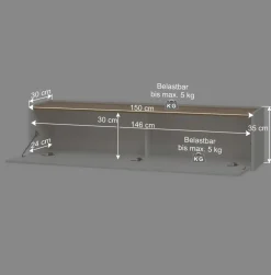 Wohnen Wohnzimmer Schränke & Regale Set - Nonessia (sechsteilig)